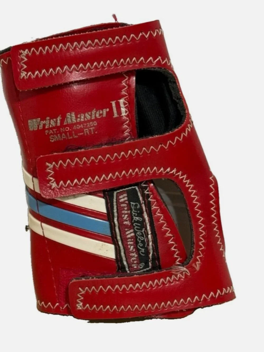 Vtg Brunswick Suede Bowling Shoes Dick Weber Wrist Master II Support 2L Lot